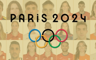 Muntatge amb els 21 esportistes relacionats amb Sabadell a París | RS